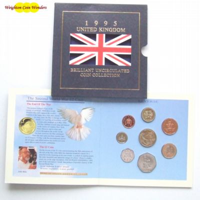 1995 Brilliant Uncirculated Coin Set - Click Image to Close